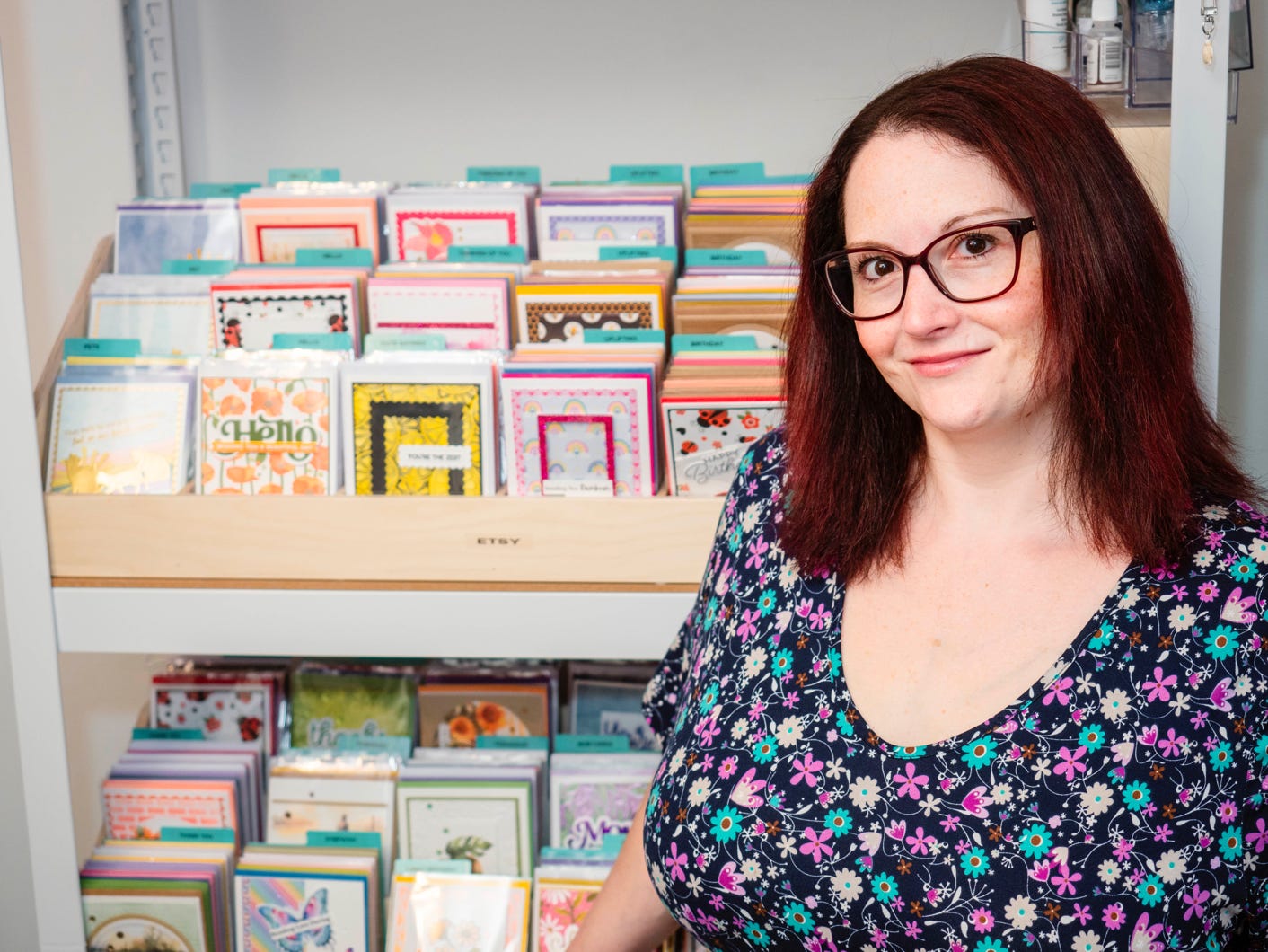 handmade cards display